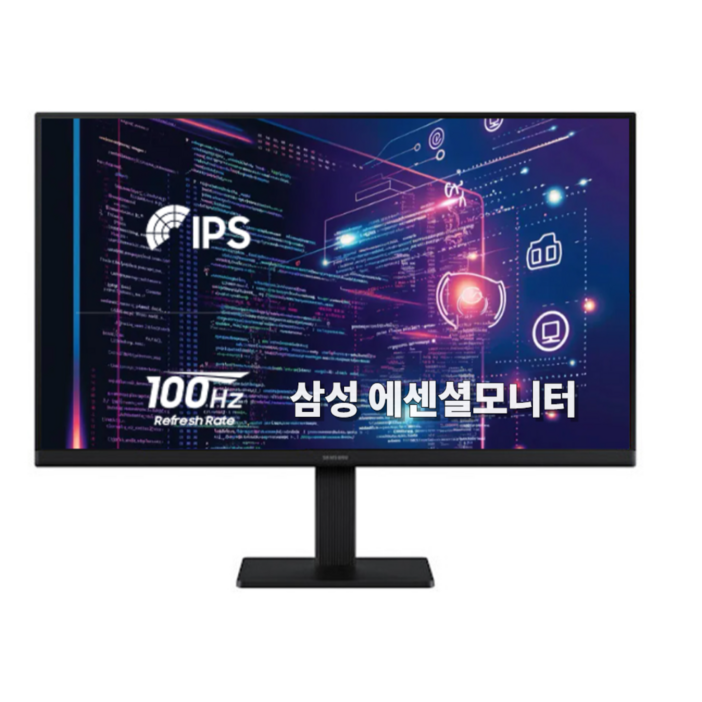 삼성전자 24인치 모니터 LS24D304GAKXKR 100Hz 에센셜모니터, LS24D304GAKXKR, 60.4cm