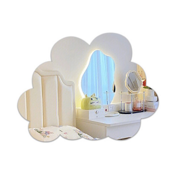 플랜와이 귀여운 부착형 아크릴 안전 거울