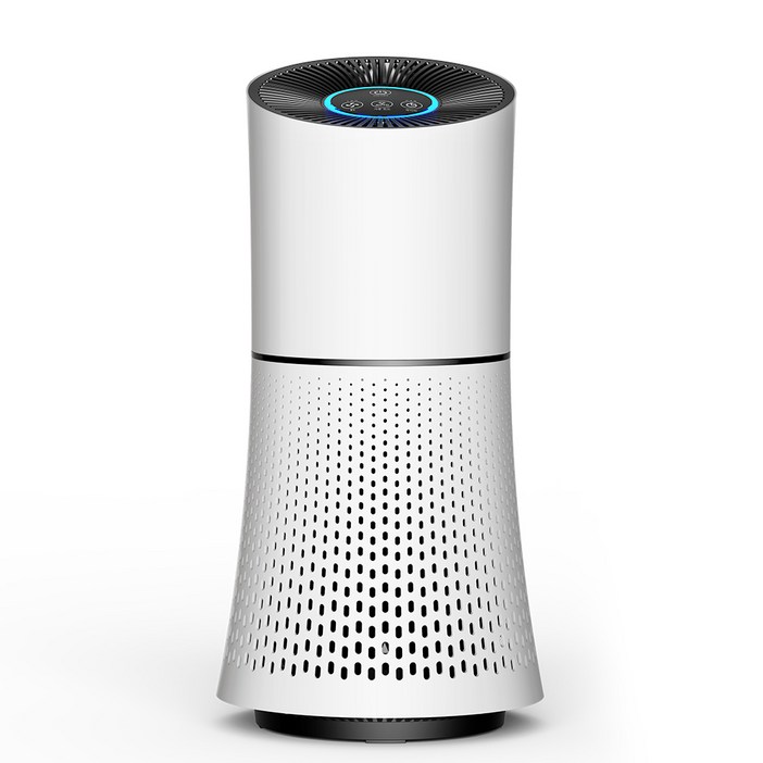 LifeSync 타워형 공기청정기 올라운드 360도 순환청정 고양이털 제거 가정용 탈취 공기정화기, 화이트, D01