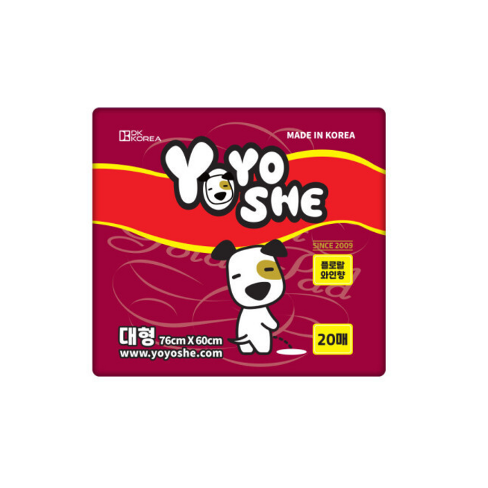 요요쉬 플러스 플로랄와인향 배변패드