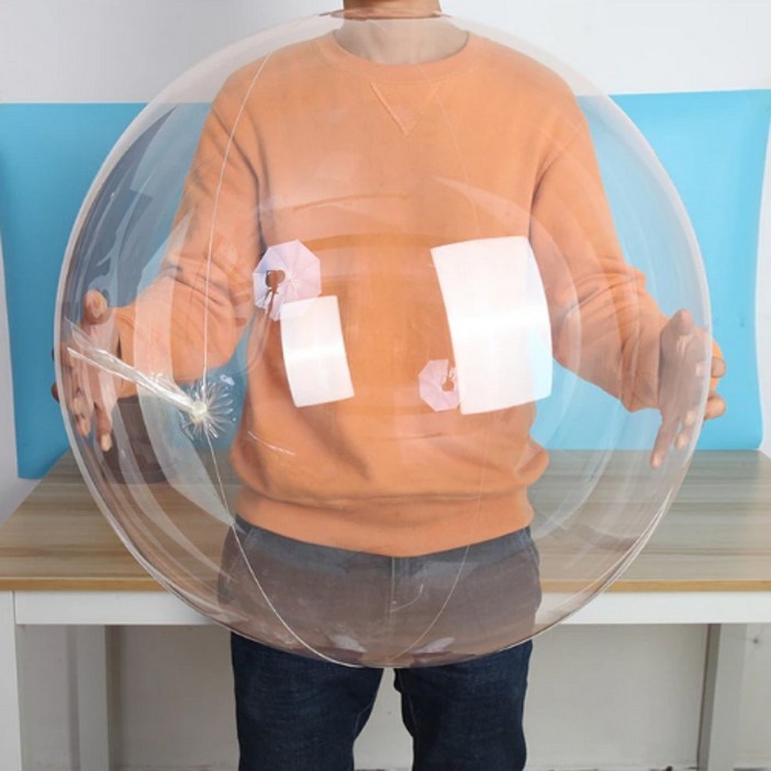 시크리트몰 대형 투명풍선 버블 막대 풍선 50cm