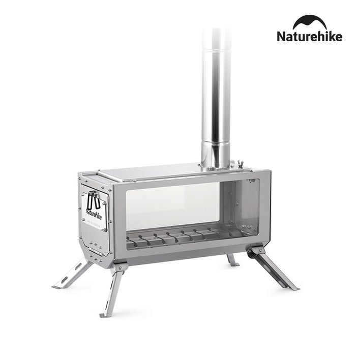 네이처하이크 테이블탑 우드 스토브 불멍 스테인리스 화로대