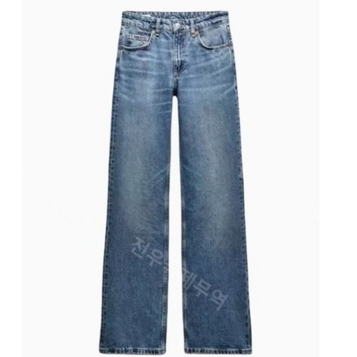 ZARA 자라 미드라이즈 풀 렝스 진 6688/034  6688034