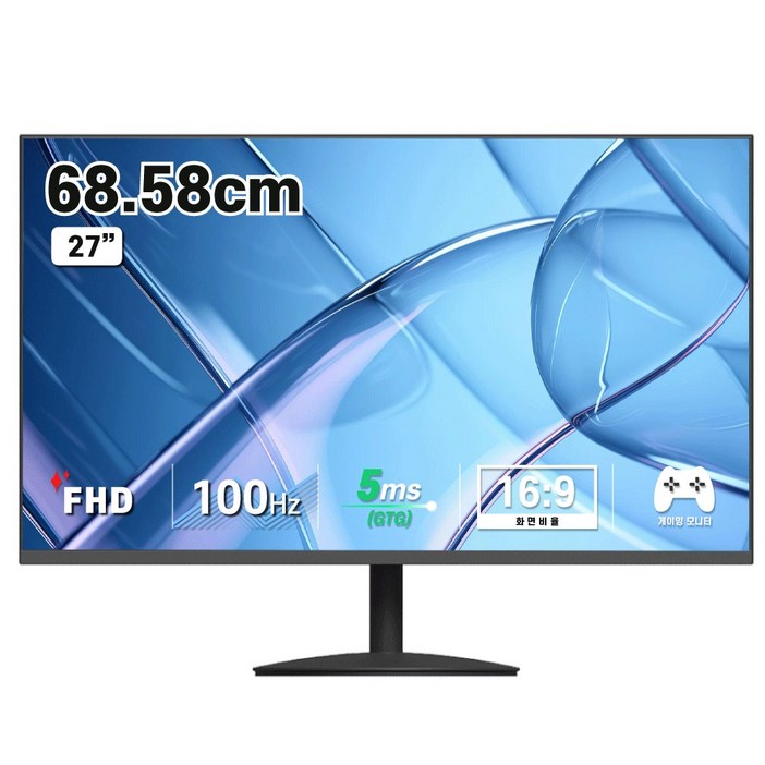 디엑스 68.58cm FHD 초슬림 베젤리스 모니터, DX275HDMI무결점IPS 27인치