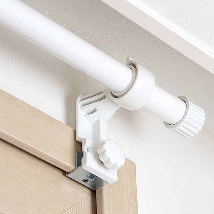 세류홈 퓨어 25mm 커튼봉 + 안뚫어고리 봉 세트