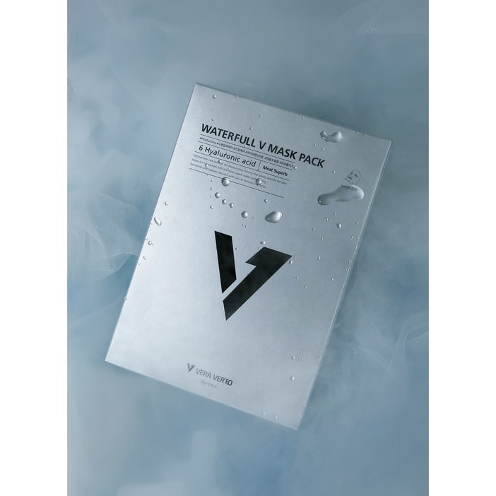 베라베르토 워터풀 V 겔 마스크팩 6중 히알루론산 보습 진정 남녀공용, 3개, 10개입