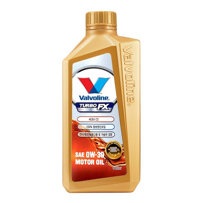 발보린 터보 FX C2 0W30 1리터 100프로 합성 겸용 엔진오일, 1개, 발보린 터보 FX C2 0W30 1리터