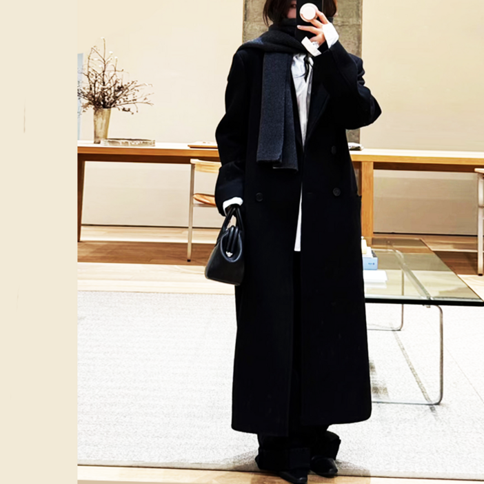 여성 머풀러 롱 울코트 세트 RU457