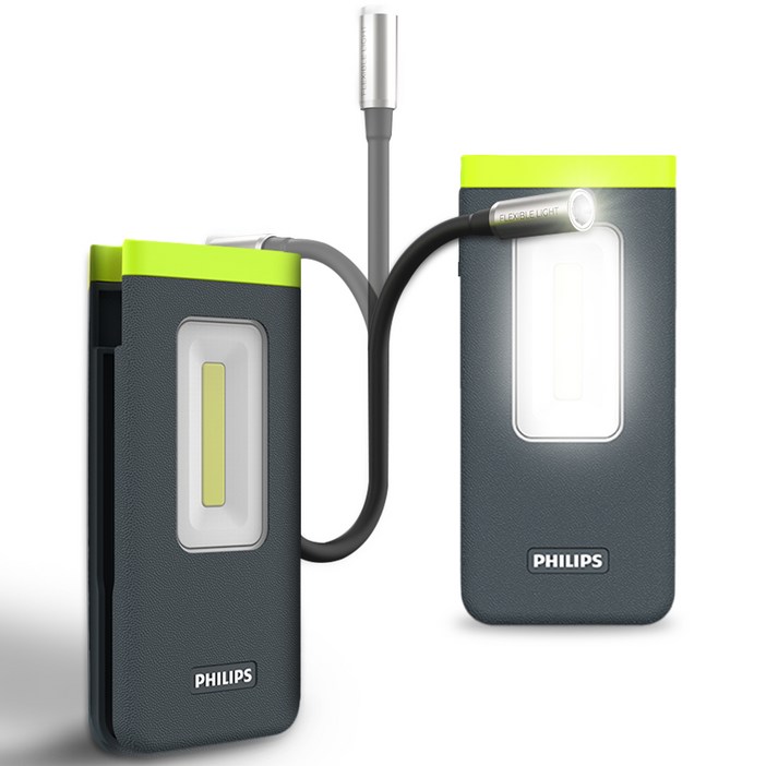 필립스 공식판매점 프로페셔널 엑스페리온 6000 시리즈 LED 작업등 캠핑랜턴 X60 Pocket, 혼합색상, 1개