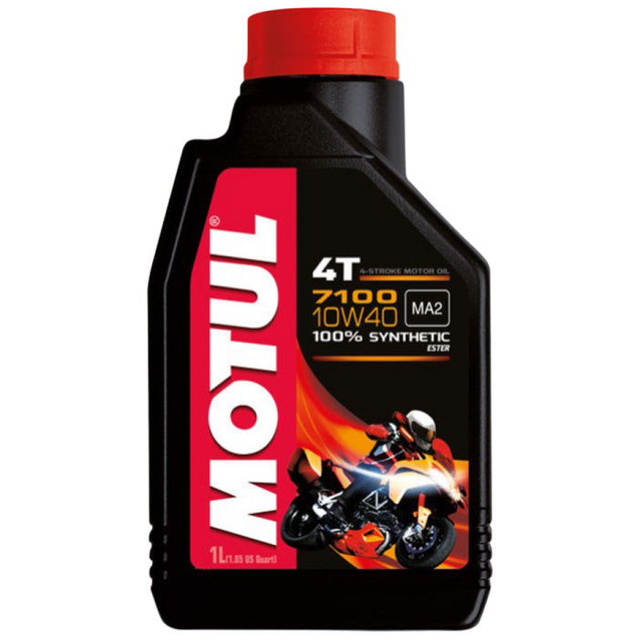 모튤 7100 4T 10W40 오토바이 100 합성엔진오일 1L  MOTUL, 1개, 1L, 10w40
