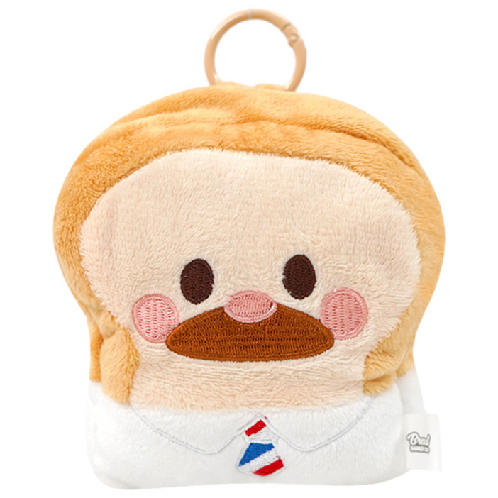 펫베오 브레드 가방 풉백 파우치 강아지 배변봉투 케이스, 베이지, 1개, 1개입