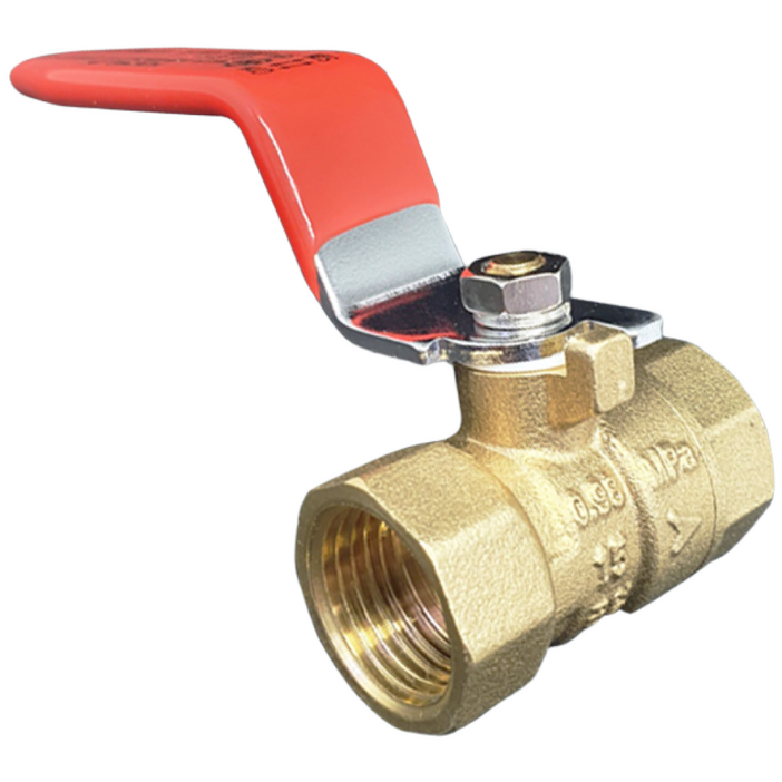 황동 볼밸브 15A 니플 부속 파이프 수도 배관 자재