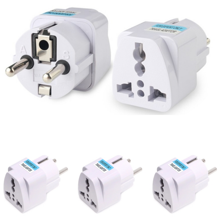 로라랜드 돼지코 플러그 고급형 1000W 5EA 유럽 중국 미국 일본 변환 플러그 110V 220V 변환 어댑터