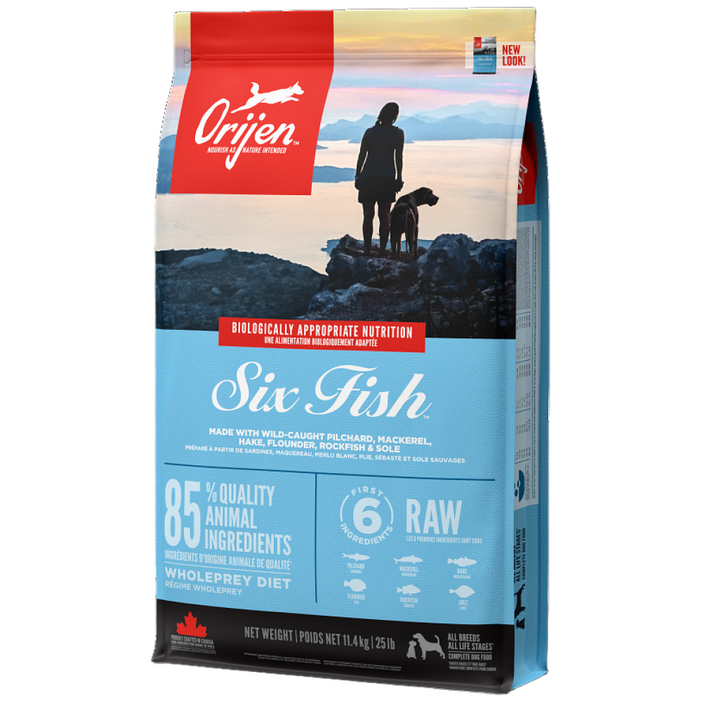 오리젠 6피쉬 독 11.4kg, 1개, 11.4kg