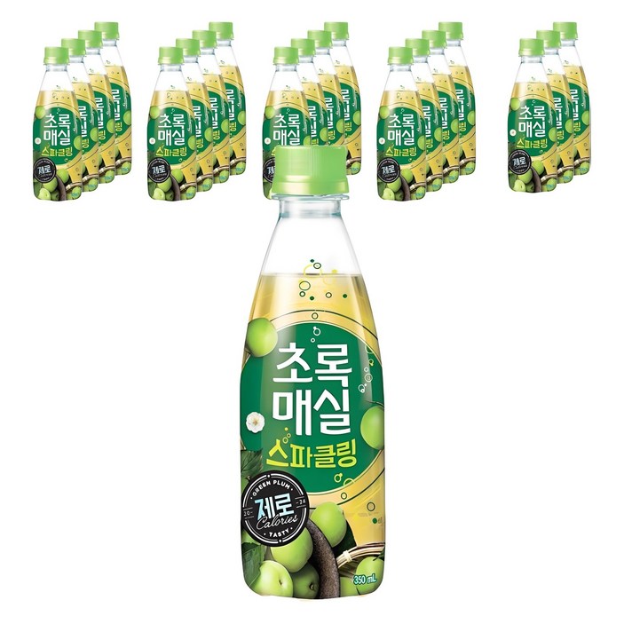 초록매실 스파클링 제로, 20개, 350ml 초록매실 스파클링 제로, 20개, 350ml