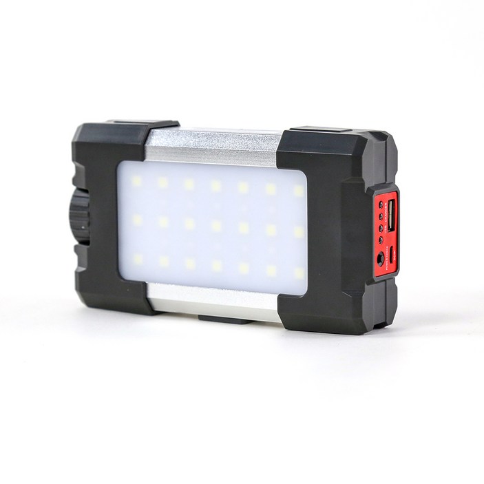 코멧 아웃도어 캠핑 충전식 LED 다이얼 랜턴 겸 보조배터리 5100mAh