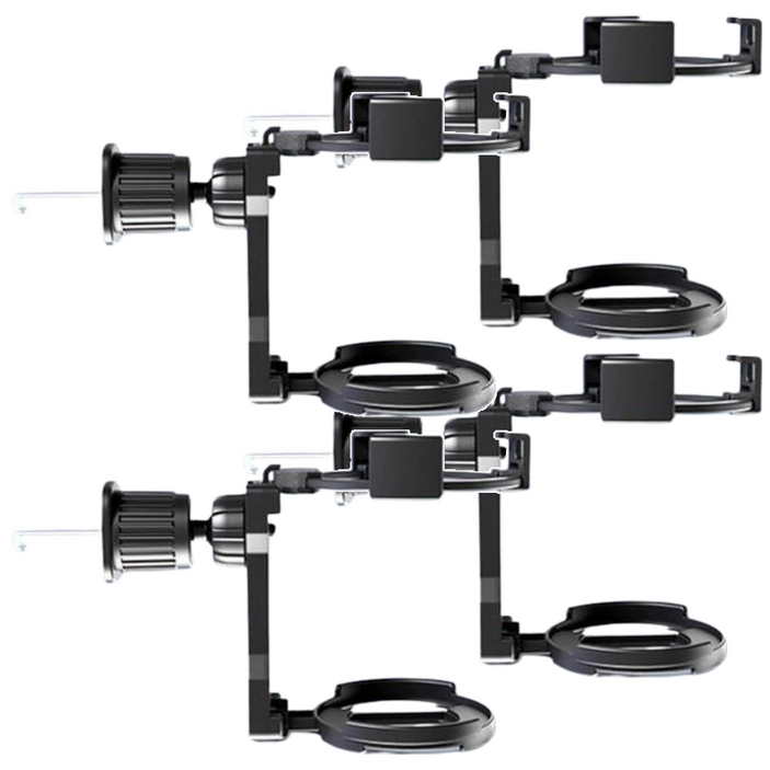 카에버 컨버터블 송풍구 컵홀더 거치대, 4개, 단일색상