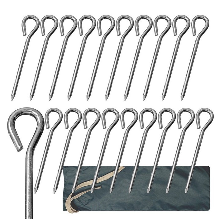 벅703 텐트 타프팩 7파이 20p + 보관주머니 세트