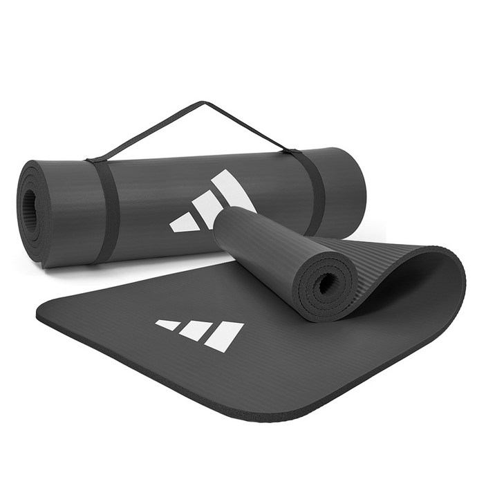 아디다스 피트니스 요가매트 + 휴대용 스트랩 세트