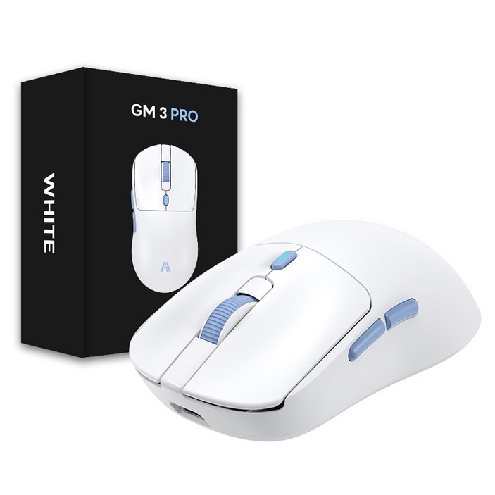 에이투 GM3프로 초경량 유무선 게이밍마우스 ATWO GM 3 PRO, ATWO GM 3 PRO, WHITE