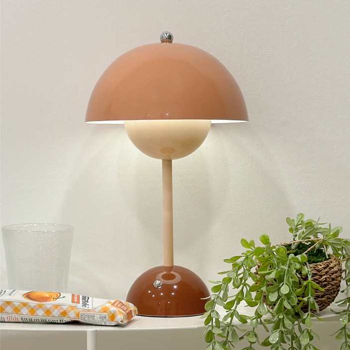 3색 포인트 무선 충전식 비비드 머쉬룸 단스탠드