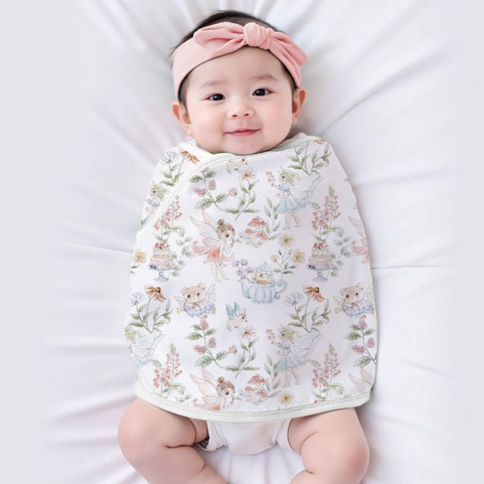 신생아용 스와들 순면 속싸개 M 6~12개월