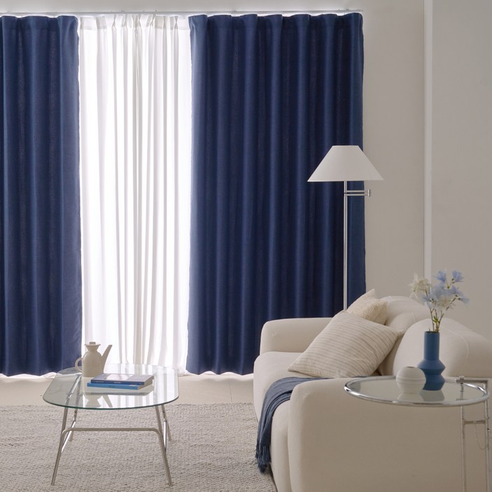 모던하우스 ON 메모리 암막커튼 높이조절 2개세트