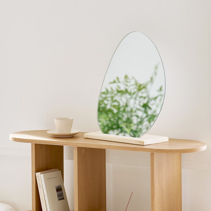 페블 데코 거울 42 x 56 cm