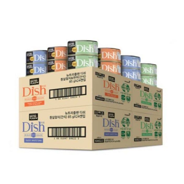 동원 뉴트리플랜 캣 프리미엄 디쉬 (3종 콤보)85g x 48개, 단일상품