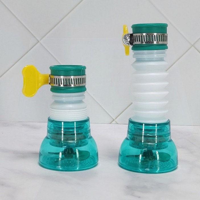 수도꼭지 확장 헤드 회전 수전 절수 싱크대 주방 물튀김 방지