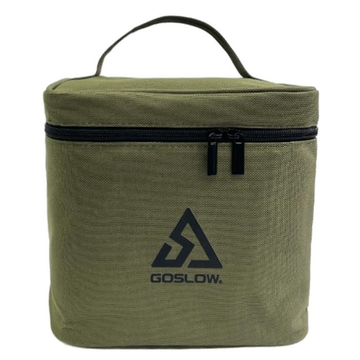 고슬로우 선풍기 다용도 잡화 캠핑용 캠핑가방, 카키, 1단