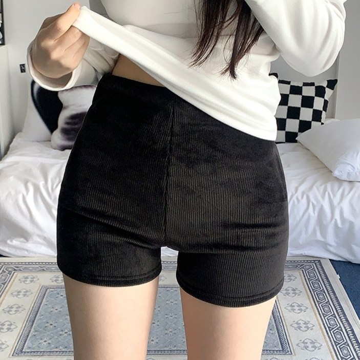 밍크안감4col 베티 밍크 골지 마이크로 숏팬츠 반바지