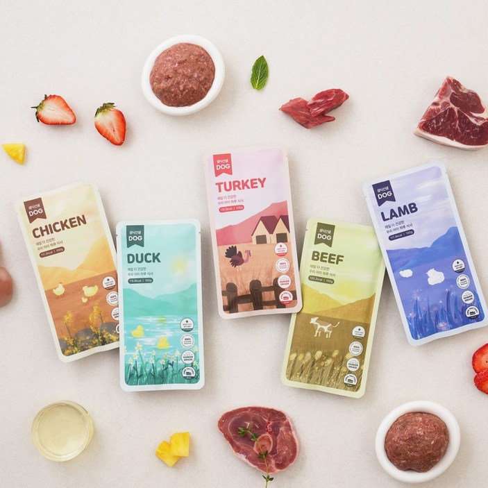 포옹 생식선생 자연식 강아지 생식 사료 골라담기(10/13 발송 예정)