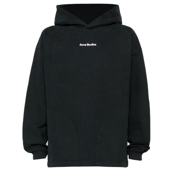 아크네 스튜디오 로고 프린트 코튼 후디