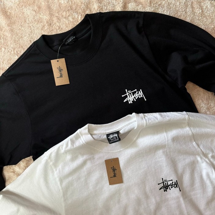 [당일발송] 스투시 베이직 롱슬리브 티셔츠 긴팔 긴팔티셔츠 맨투맨 커플티