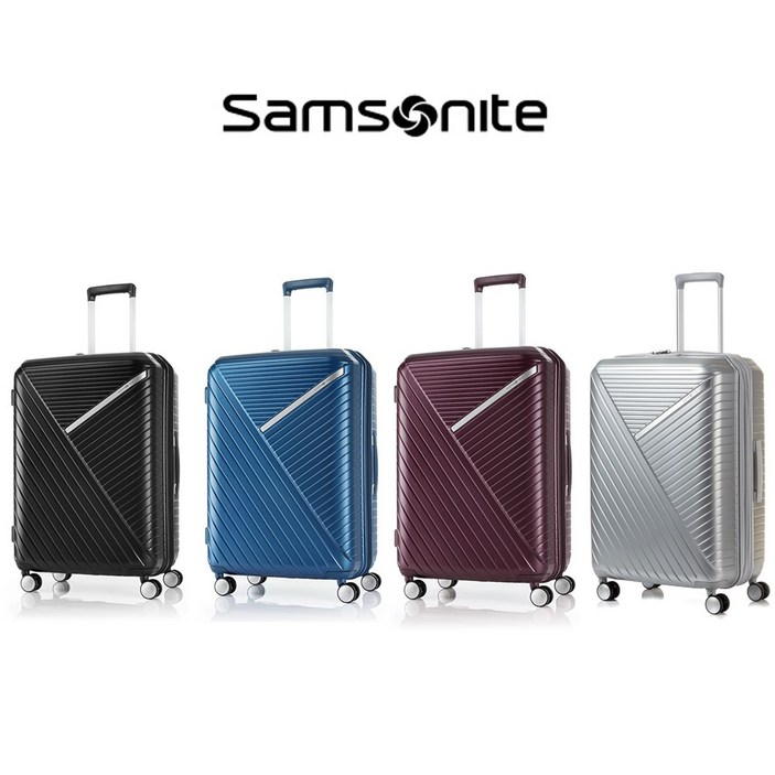 쌤소나이트 캐리어25인치화물용캐리어경량TSA확장가능블랙블루와인실버