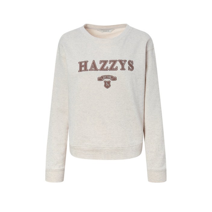 [국내매장정품]헤지스 여성 [면100%]아이보리 맨투맨 티셔츠