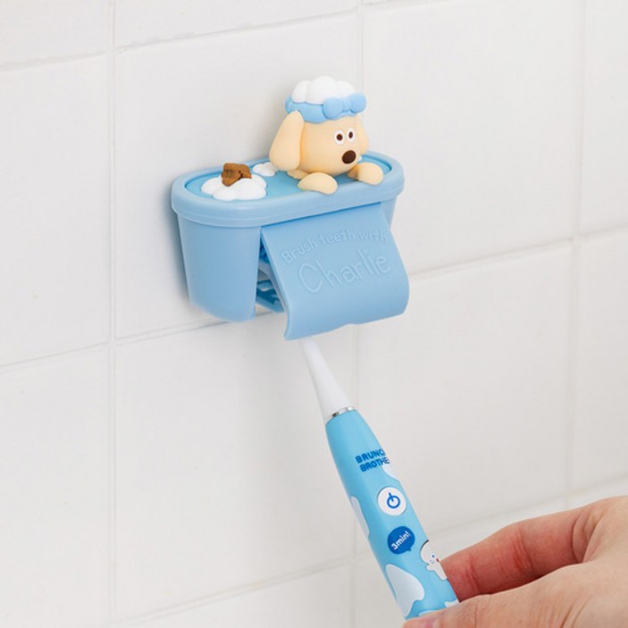 로마네 커버형 찰리 칫솔걸이