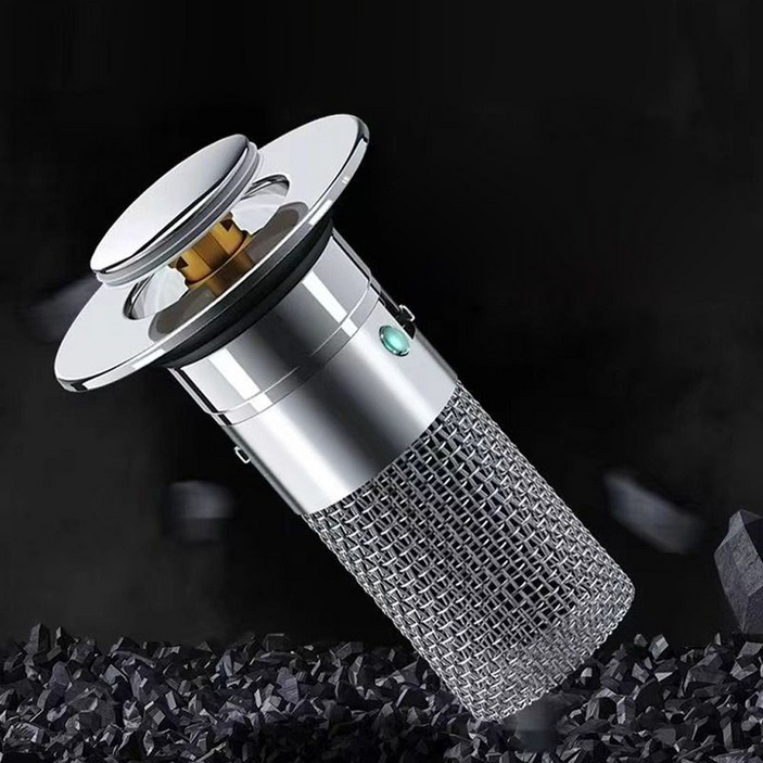 생활진심 팝업 세면대 욕조 마개 거름망, 1개