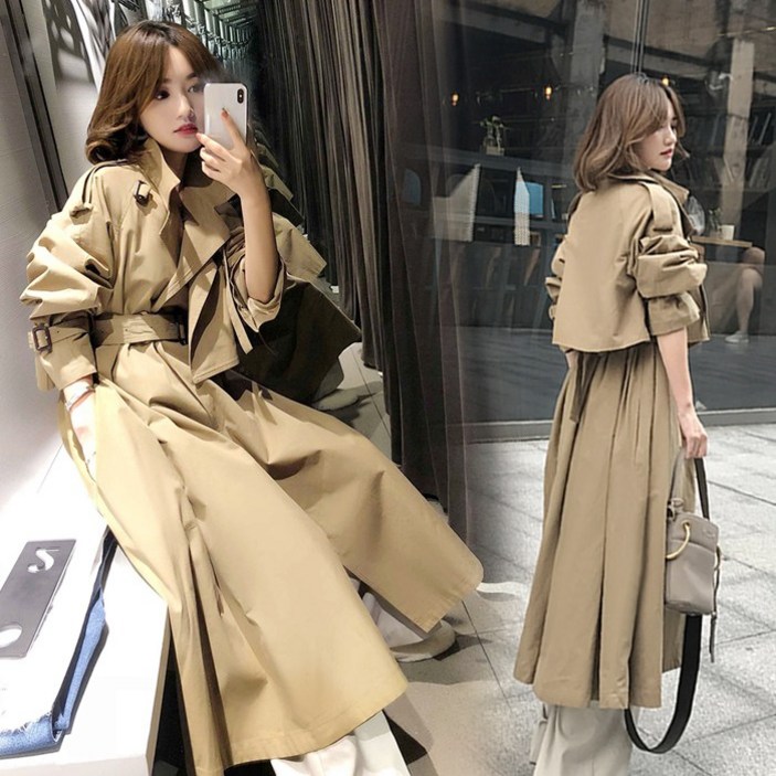 코코블랑 막스 견장트렌치코트