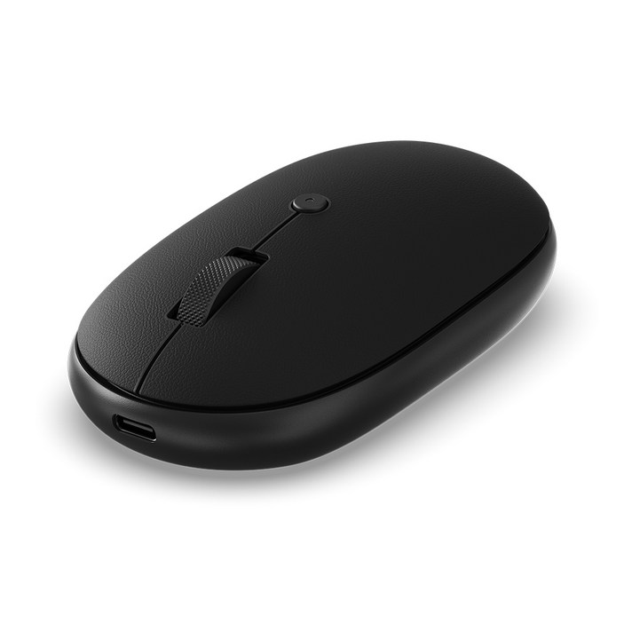 사테치 OntheGo 블루투스 무선 마우스 무소음 저소음 비건레더 여행용 휴대용 미니마우스