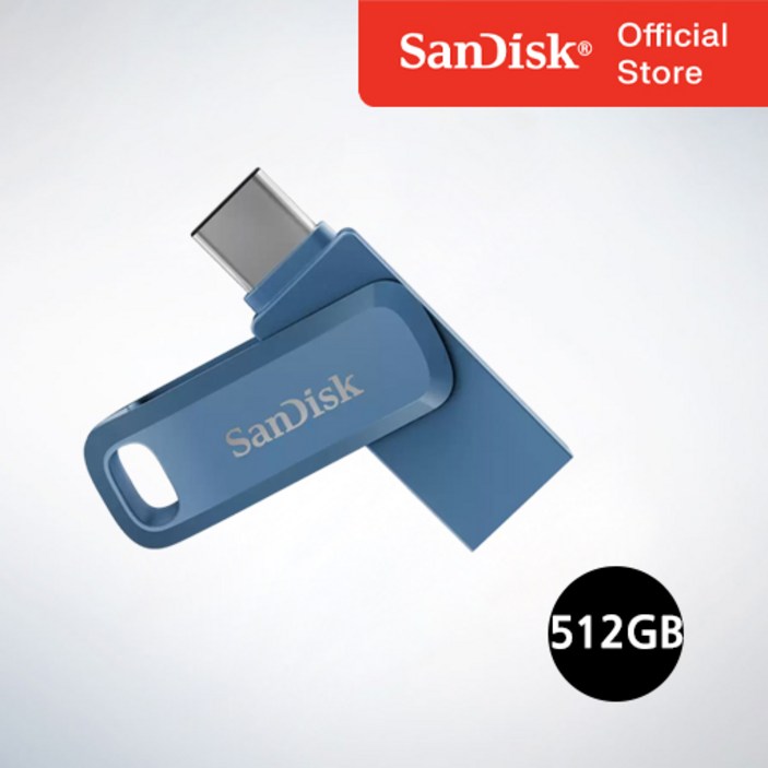 샌디스크코리아 공식인증정품 USB 메모리 Ultra Dual Go 울트라 듀얼 고 TypeC OTG USB 3.1 SDDDC3 512GB 네이비블루 샌디스크코리아 공식인증정품 USB 메모리 Ultra Dual Go 울트라 듀얼 고 TypeC OTG USB 3.1 SDDDC3 512GB 네이비블루