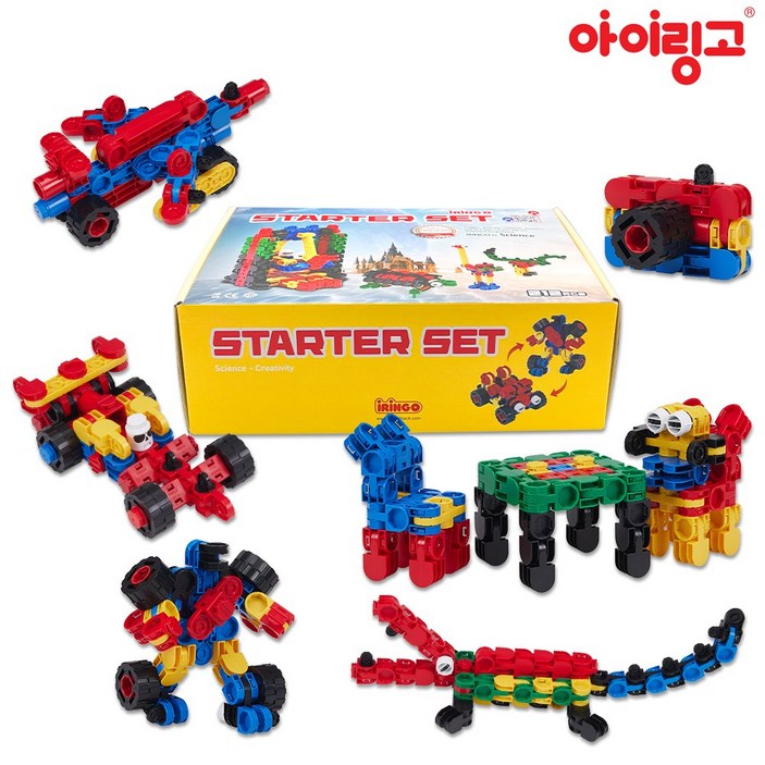 아이링고 인기BEST 선택 뉴점핑 알파 뉴스타터세트 관절 블럭 장난감, 선택05스타터세트 212pcs, 1개