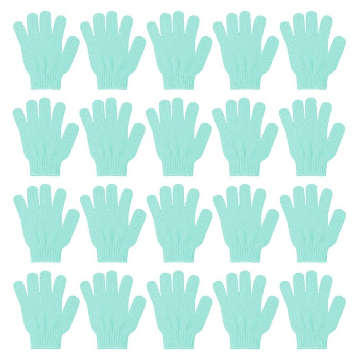 손가락 장갑타올 A타입, 민트, 20개, 1개입