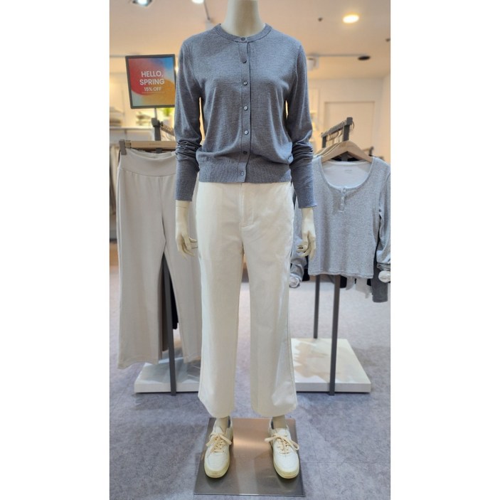 지오다노 여자  라운드넥 가디건 니트 스웨터 5컬러 355509