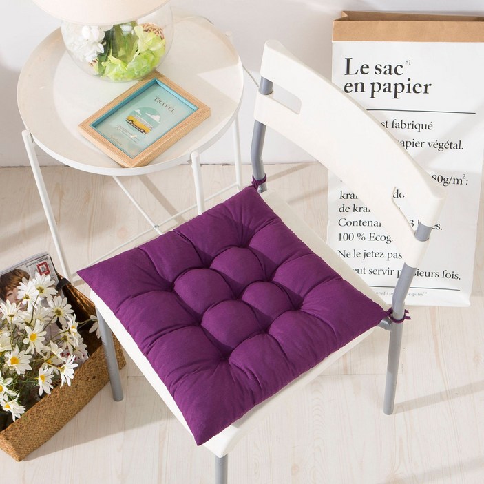 컬러풀 방석 푹신한 사각 쿠션 의자용 소파 쿠션