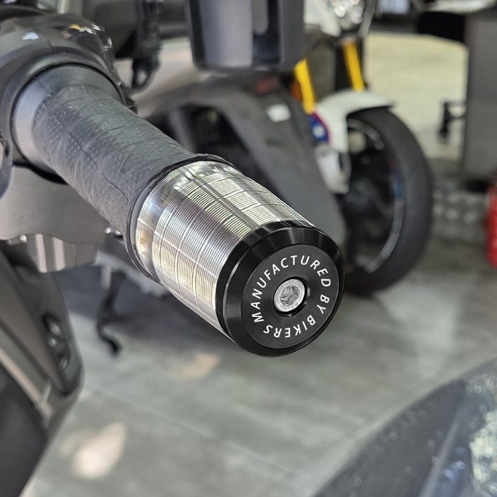 바이커스 고중량 900g 오토바이 핸들발란스 바앤드캡 PCX 엔맥스 XMAX 포르자 슈퍼커브 ADV125 350, 1세트