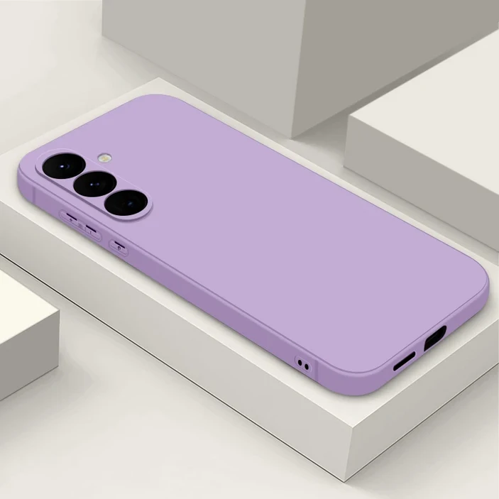 삼성 갤럭시 S25  플러스 FE A17 A56 실리콘 랜야드 폰 케이스 소프트 커버