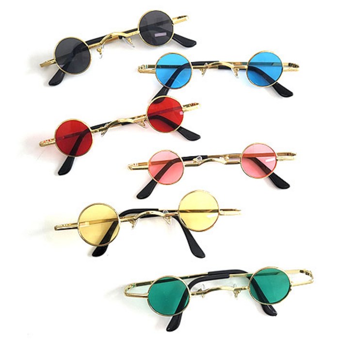 파티홀릭 인싸 픽셀 8비트 안경 선글라스 외계인 안경 6개세트