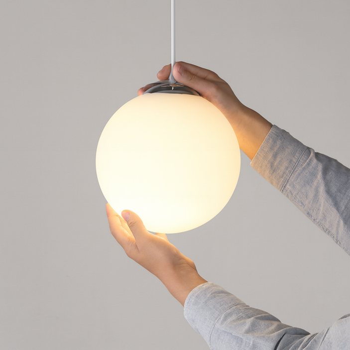 루미드조명 LED 12W 소프트 인테리어 공유리 펜던트 조명